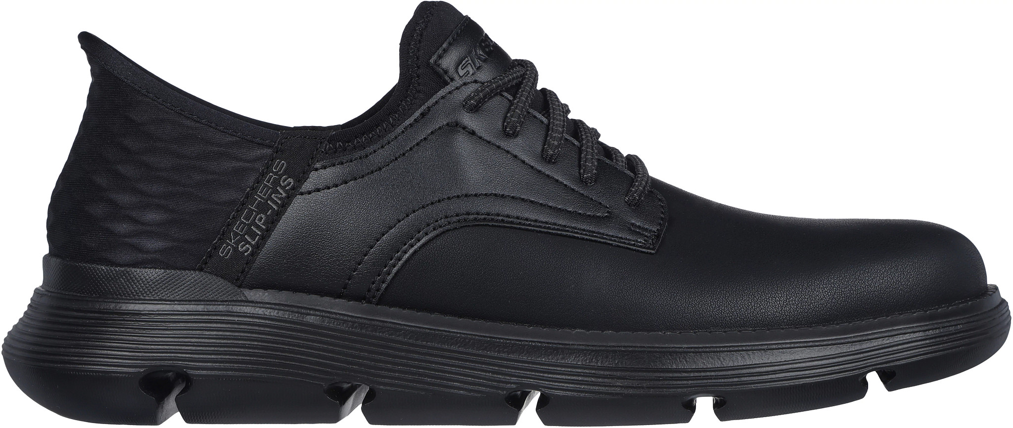Men's Skechers Garza Gervin shown in Black (Black)