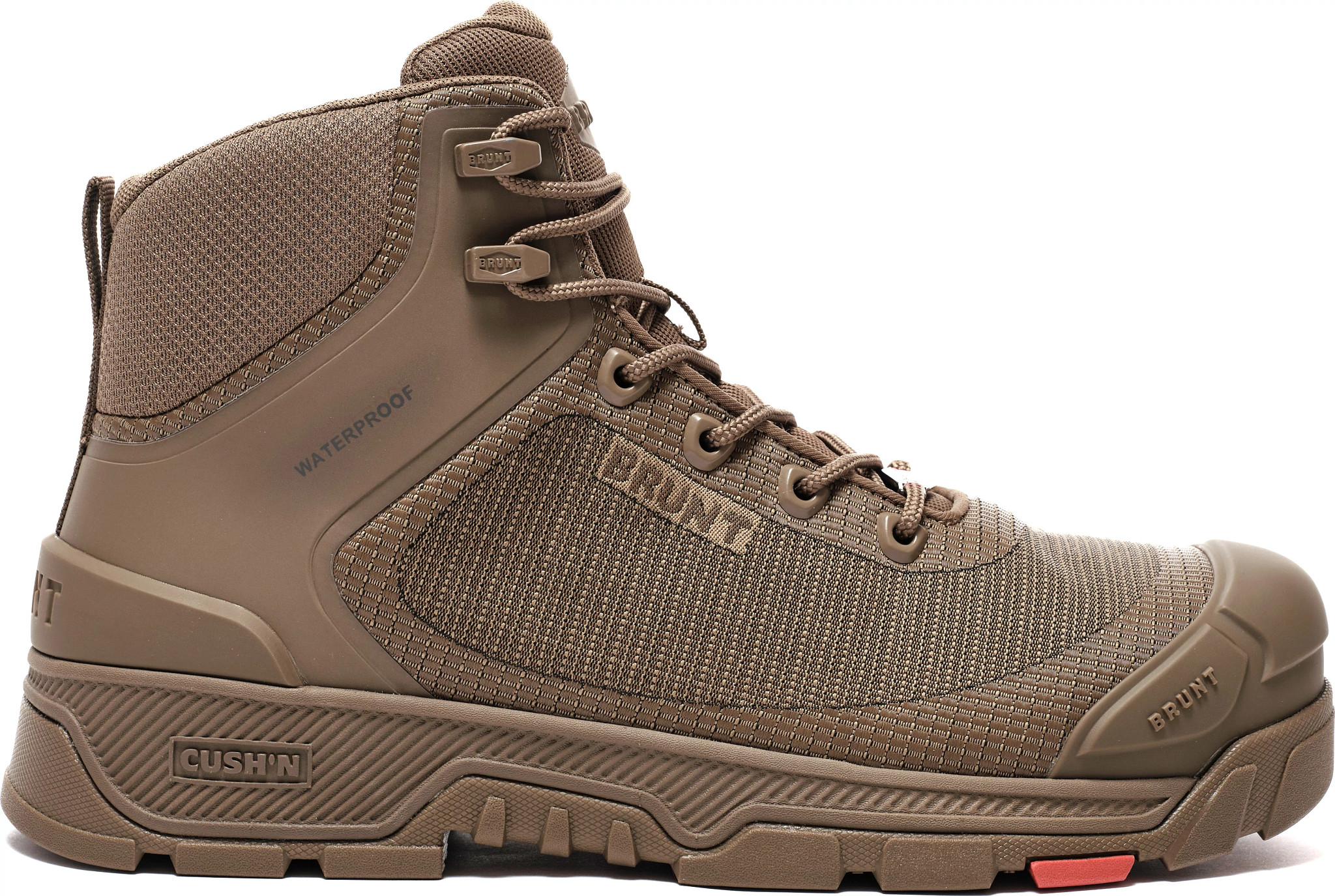 Men's Brunt Workwear Composite Toe Ryng shown in Coyote (Brown)