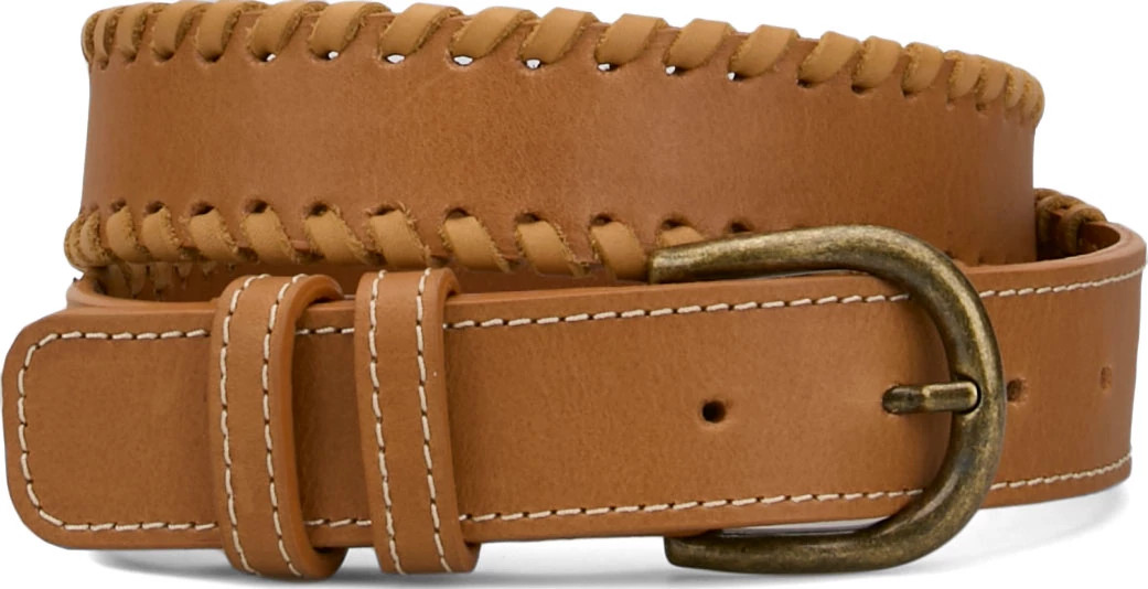 Nocona Whip Stitched Billet Belt shown in Honey (Brown)