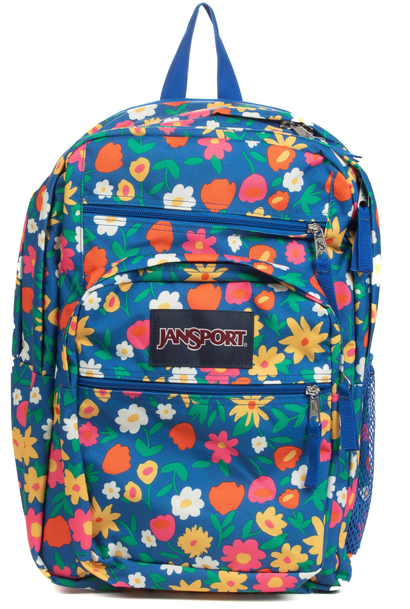 Unisex Jansport Big Student 2100ci Backpack shown in Flower Market (Multicolor)