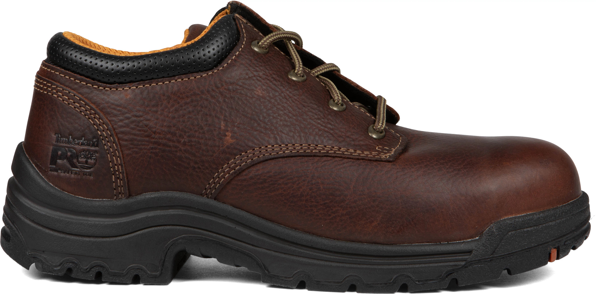 Men's Timberland Pro Alloy Toe Titan shown in Brown (Brown)