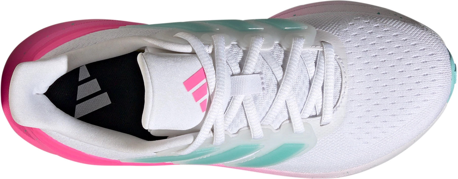 adidas gazelle silver green womens adidas RapidaSport Bounce Elastic Lace Top Strap Shoes Clear Pink 2.5 Kids