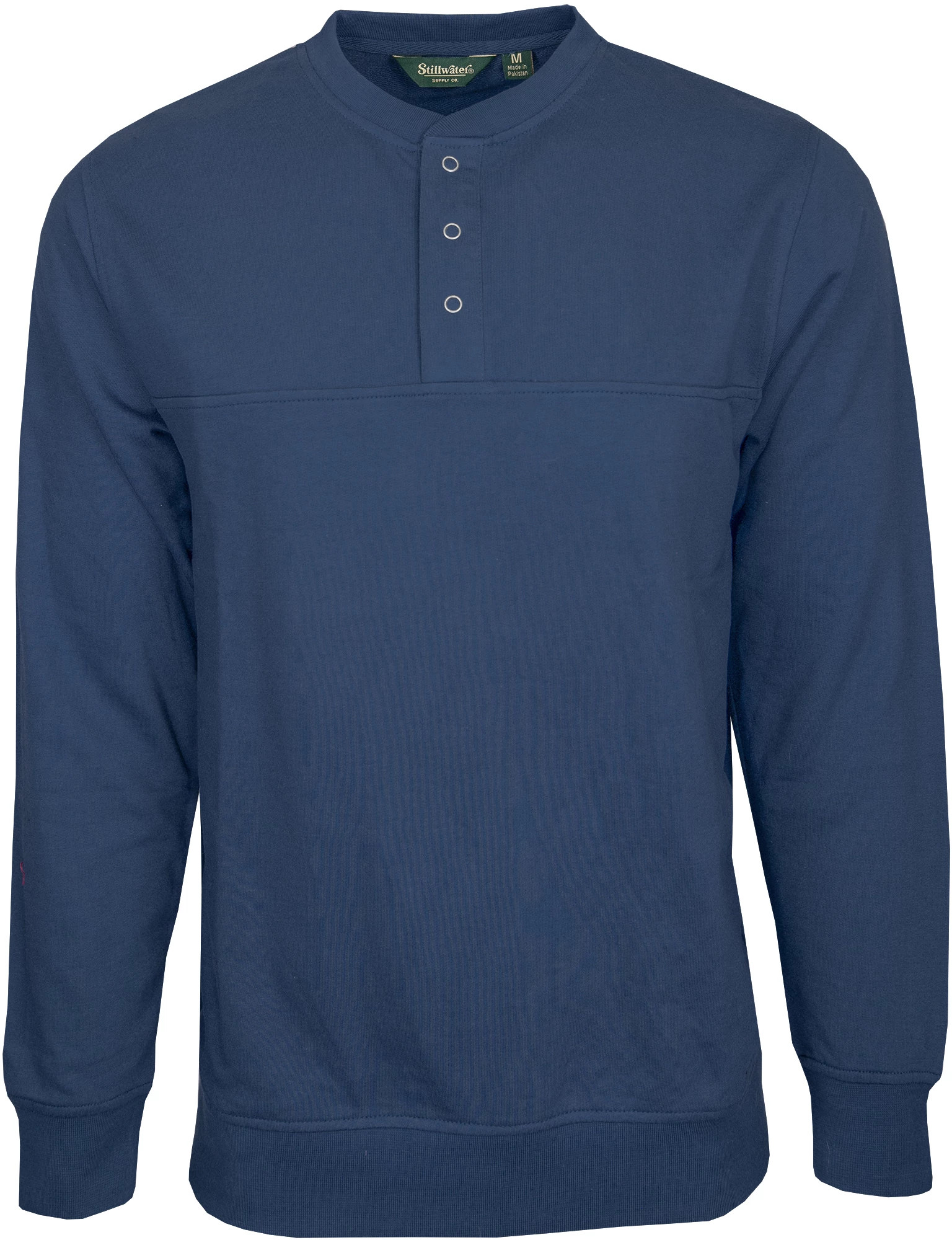 Men's Pacific Teaze Sherman French Terry Henley Pullover shown in Navy (Blue)