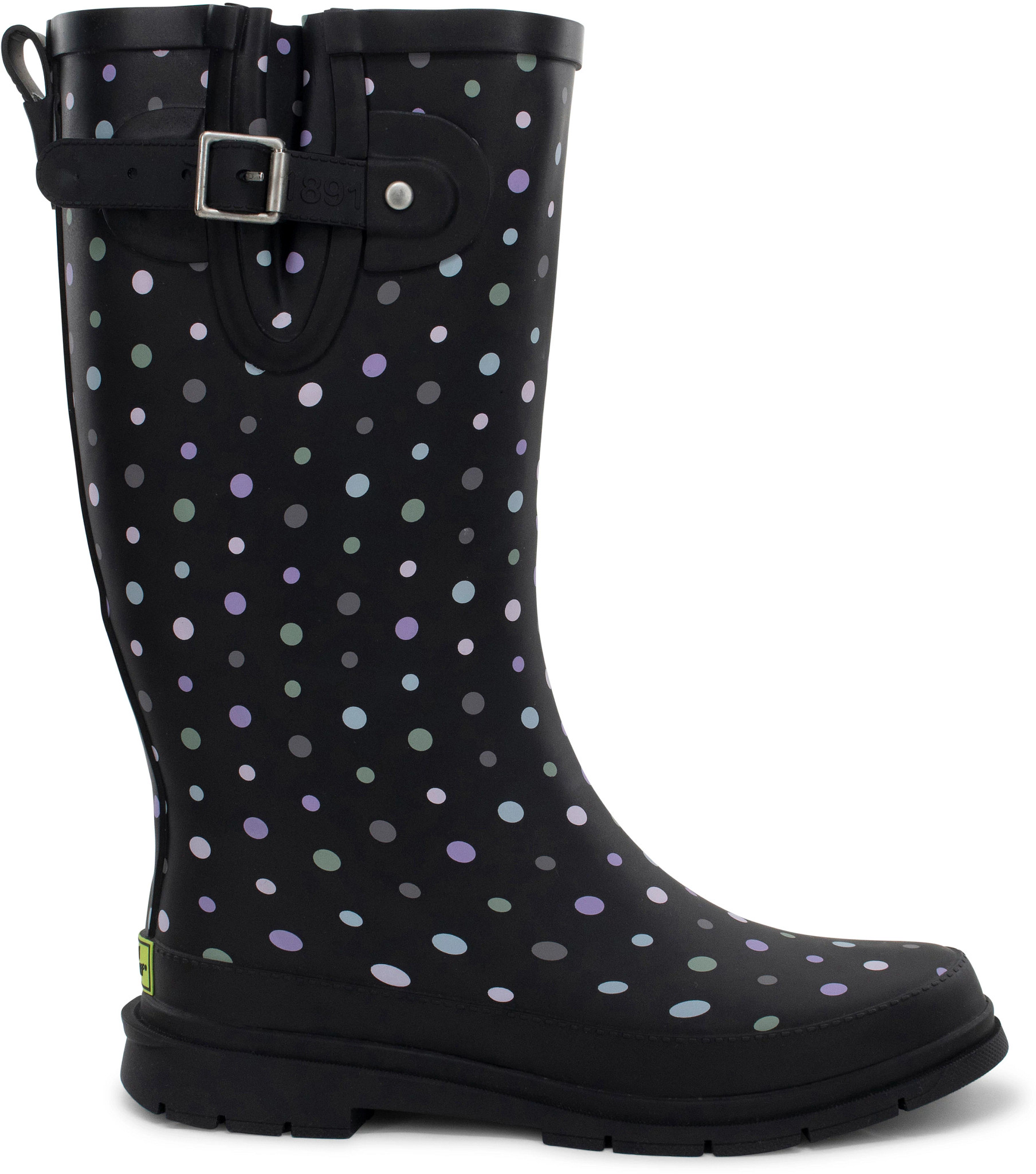 Women's Western Chief Ditsy Dot Rain Boot shown in Lilac Multi (Multicolor)