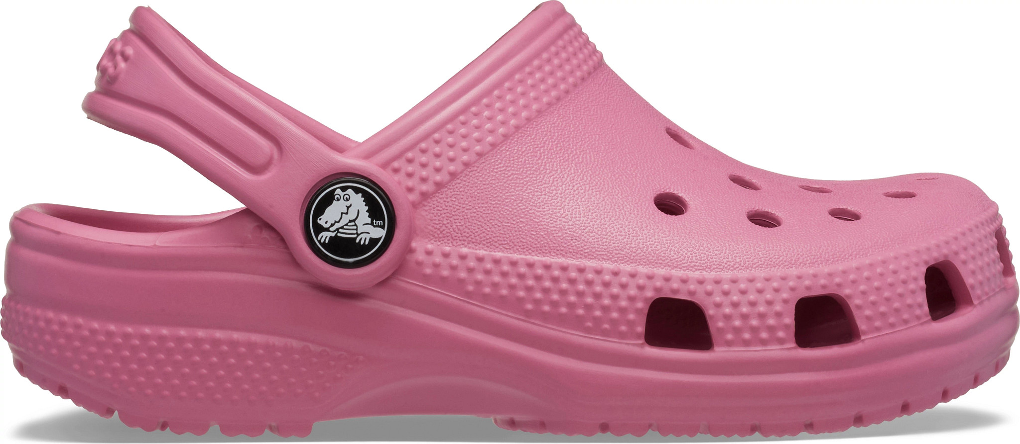Girl's Crocs Classic Clog shown in Quiet Rose (Pink)
