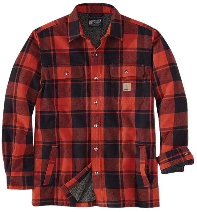 Mens carhartt flannel best sale