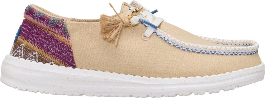 Women's Hey Dude Wendy shown in Irish Cream/Mult (Multicolor)