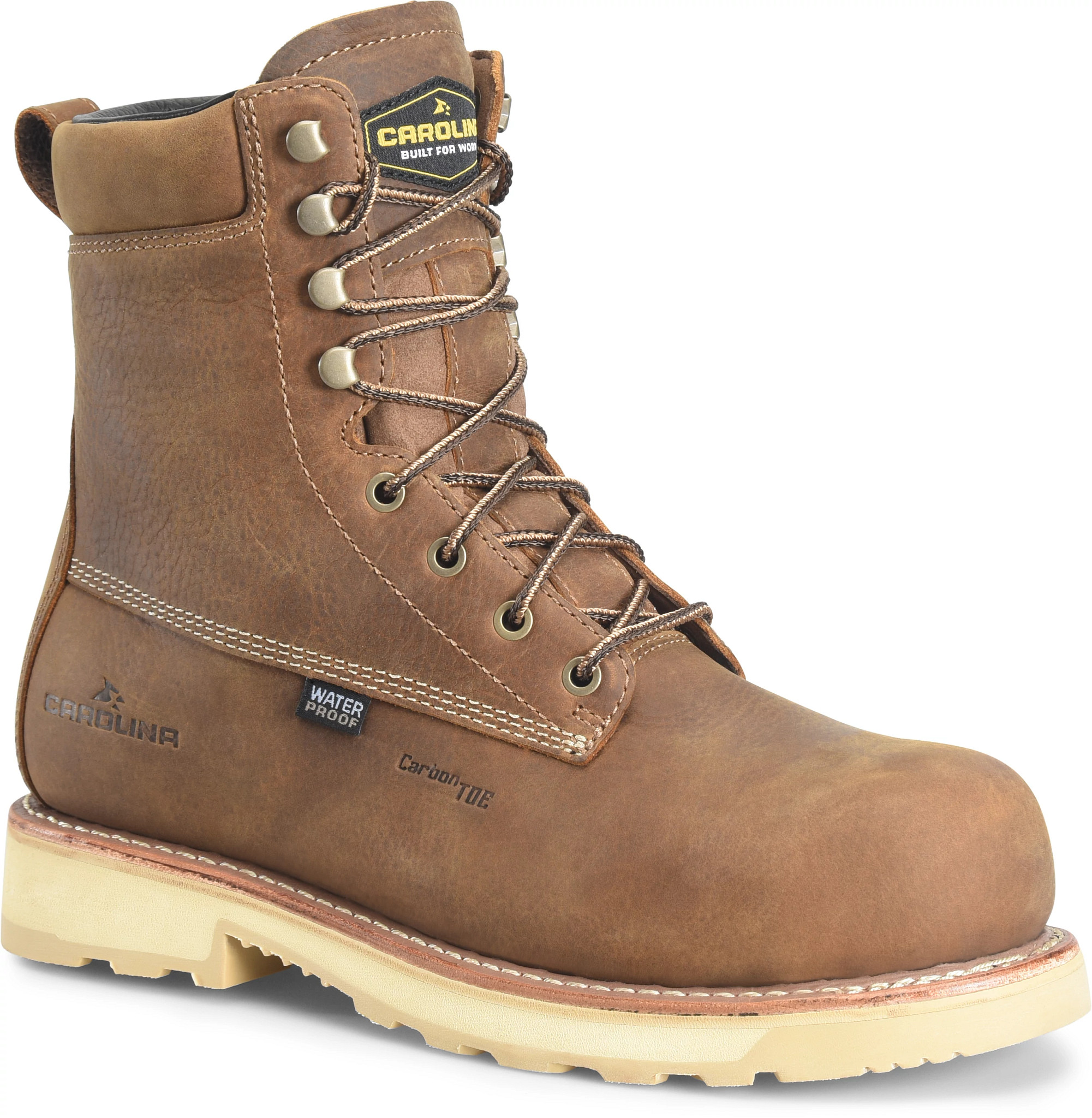 Staple Gun 8&rdquo; Waterproof Carbon Comp Toe shown in Brown (Brown)