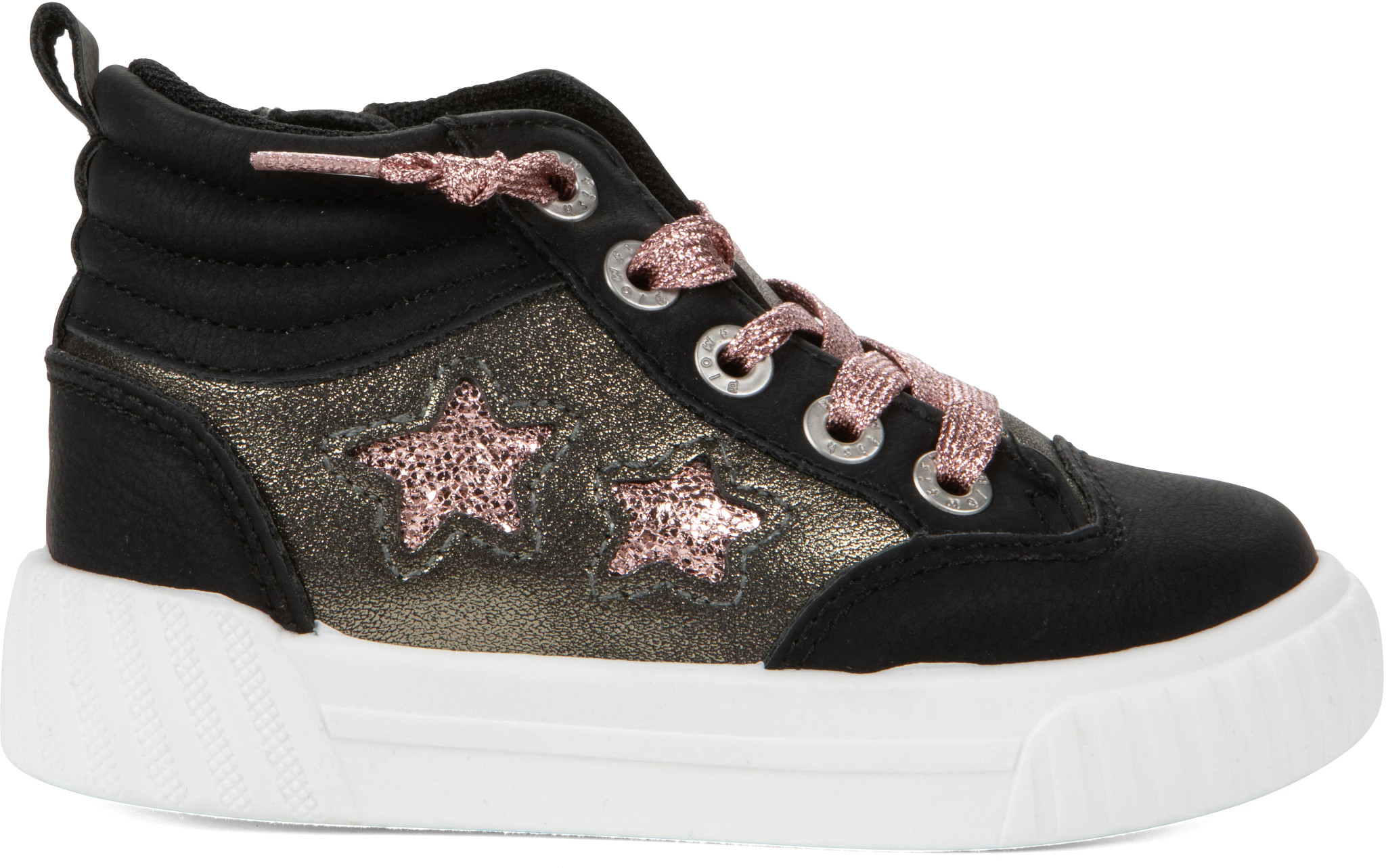 Toddler Girl's Blowfish Malibu Wanderland Star shown in Black/Pink (Black)