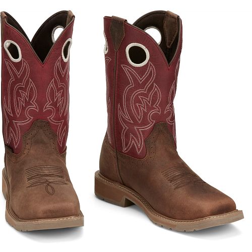Round Toe George Strait Work Boots Justin George Strait Waterproof