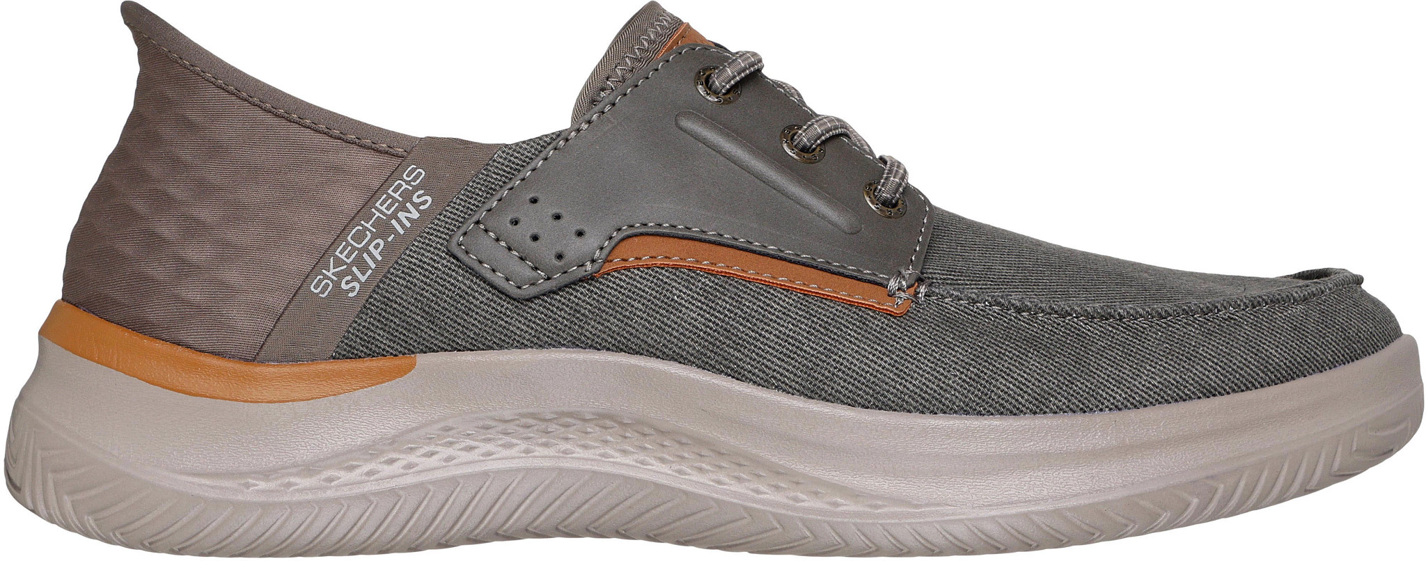 Men's Skechers Slip-Ins Hastings Niko shown in Brown (Brown)