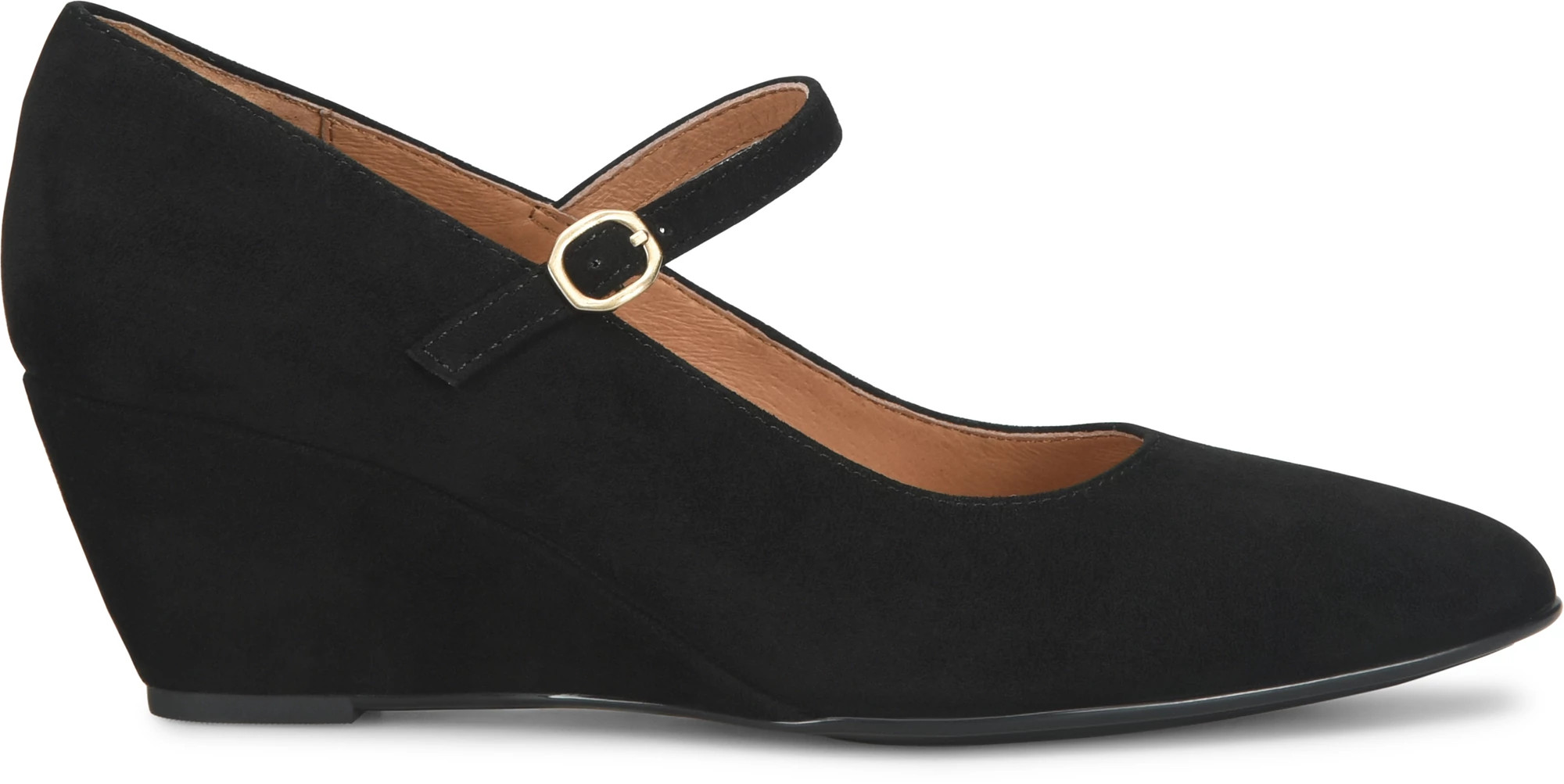 Wisteria shown in Black Suede (Black)