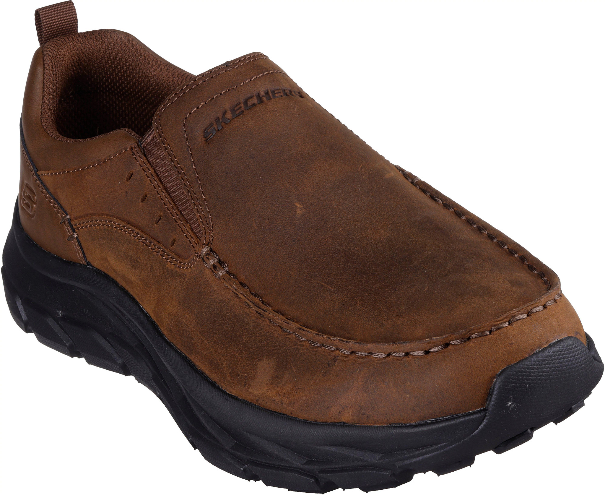 Skechers Men's Zenfield-Fredrick Shoes, Brown, Size 9