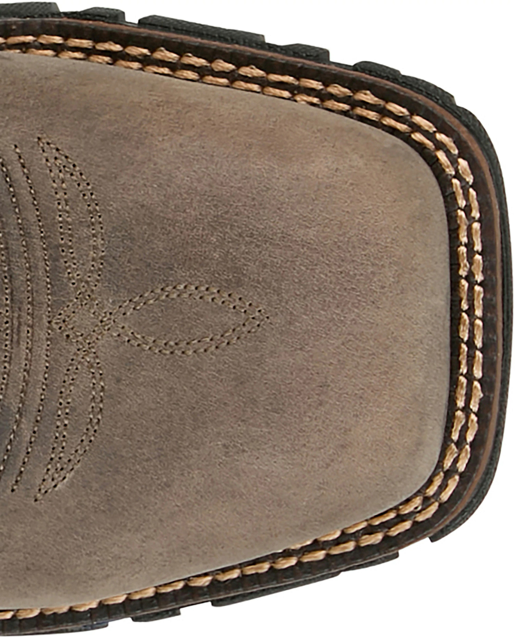 Roustabout 11" Steel Toe Waterproof Work Boot shown on model 