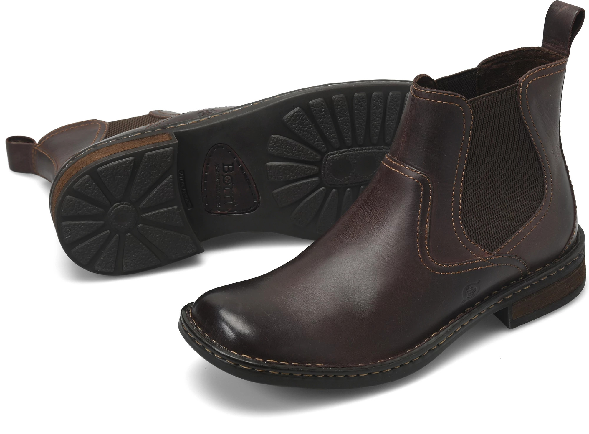 Hemlock shown in Dark Brown Wp Leather (Brown)