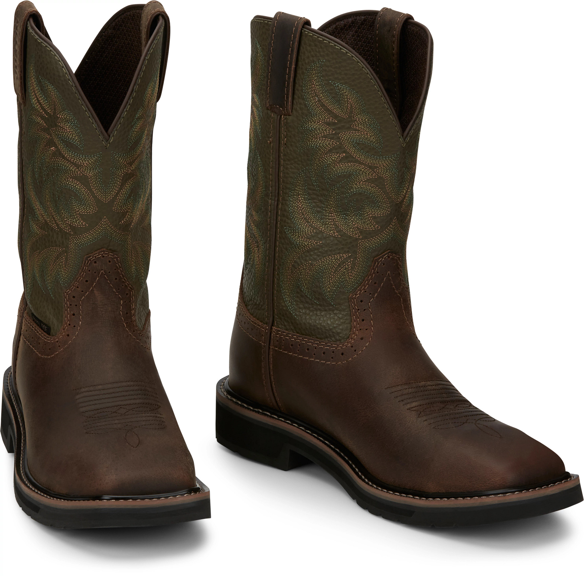 Justin boots store steel toe