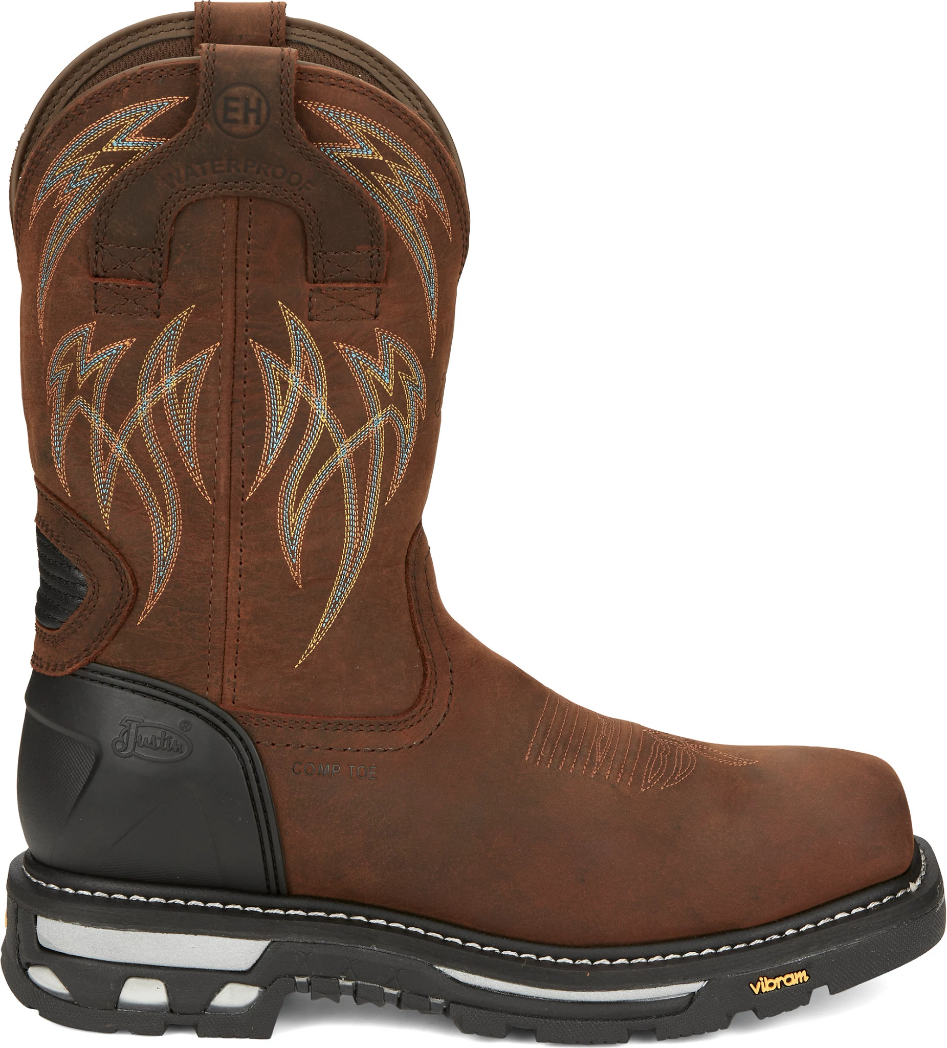 カッパマイナス インディーズ Frontline Hiviz 11” Waterproof Nano Comp Toe | Justin Boots