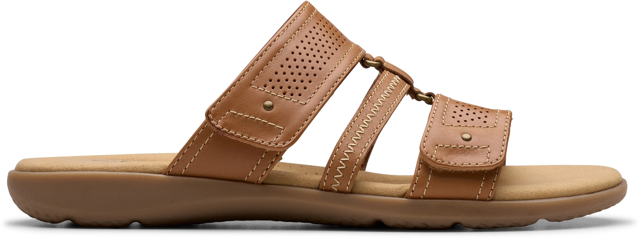 Women's Clarks Elizabelle Ave Slide shown in Tan (Tan)