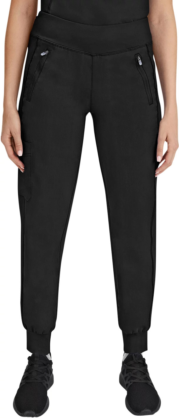 Women's Healing Hands Purple Label Tara Jogger shown in Black (Black)