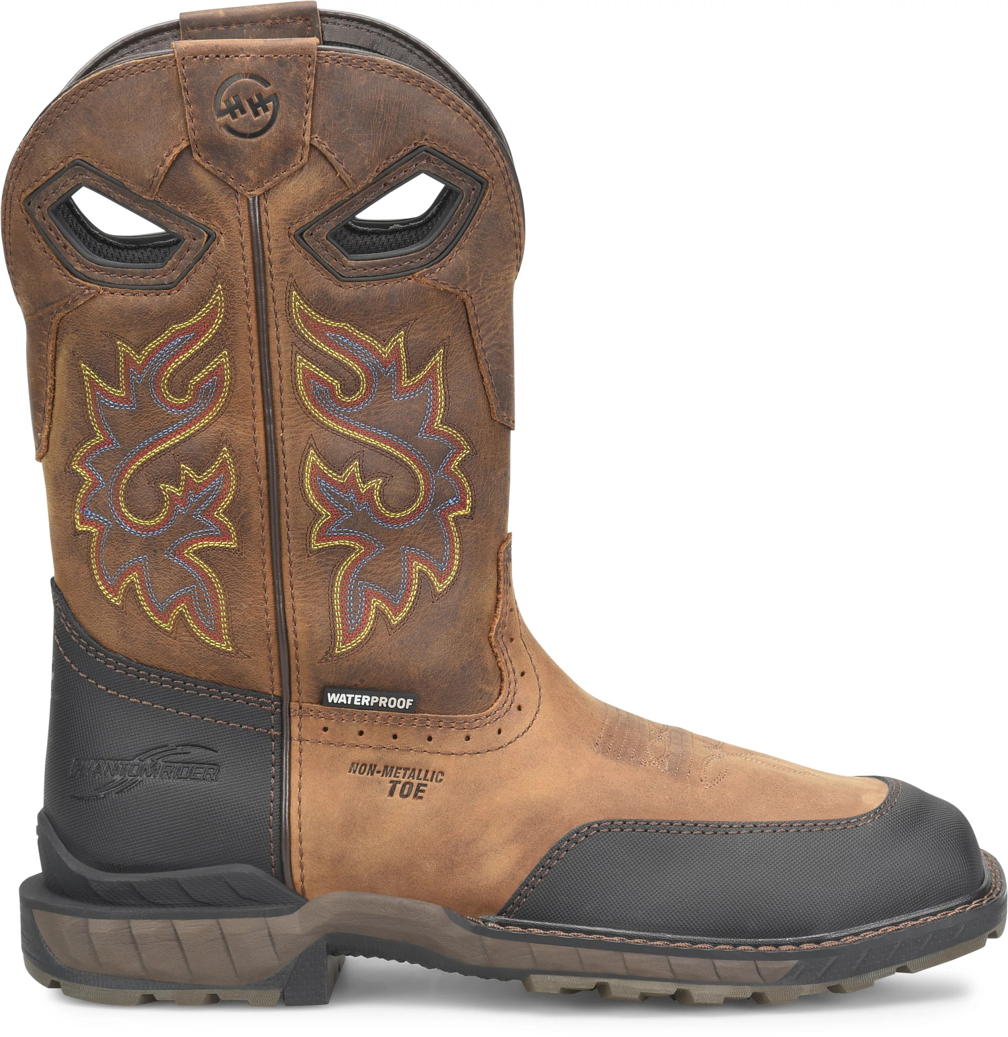 Men's Double-H Boots Rebuke shown in Dark Brown (Brown)