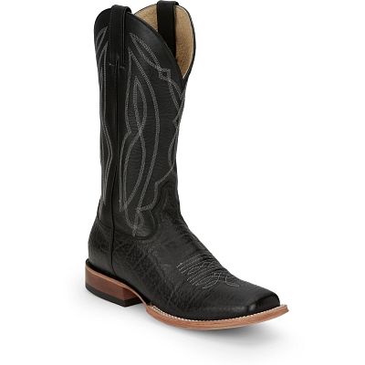 Tony Laa Botte Western Bowie Oak à bout carré large pour hoe Tony Laa Botte Western Bowie Oak à bout carré large pour hoe