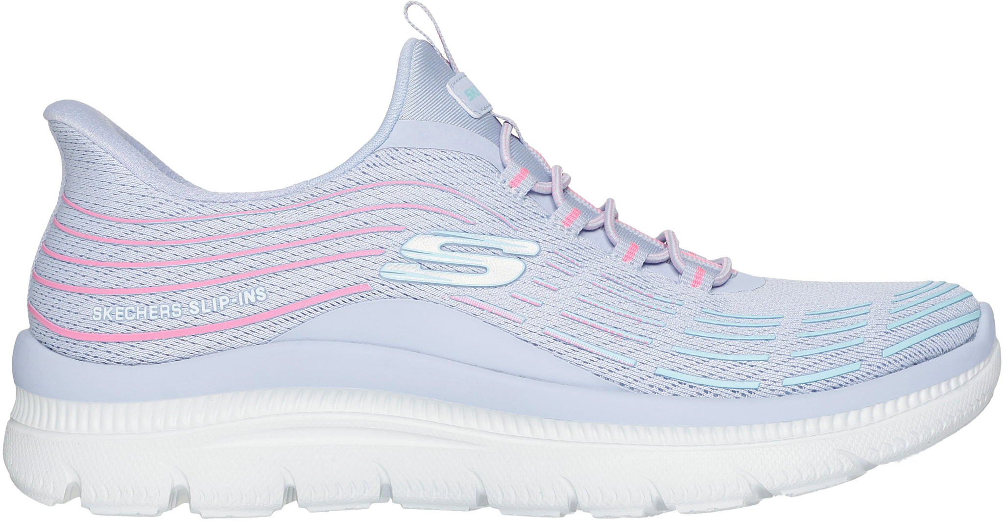 Women's Skechers Slip-Ins Summits Plus Bright Wave Super Shoes