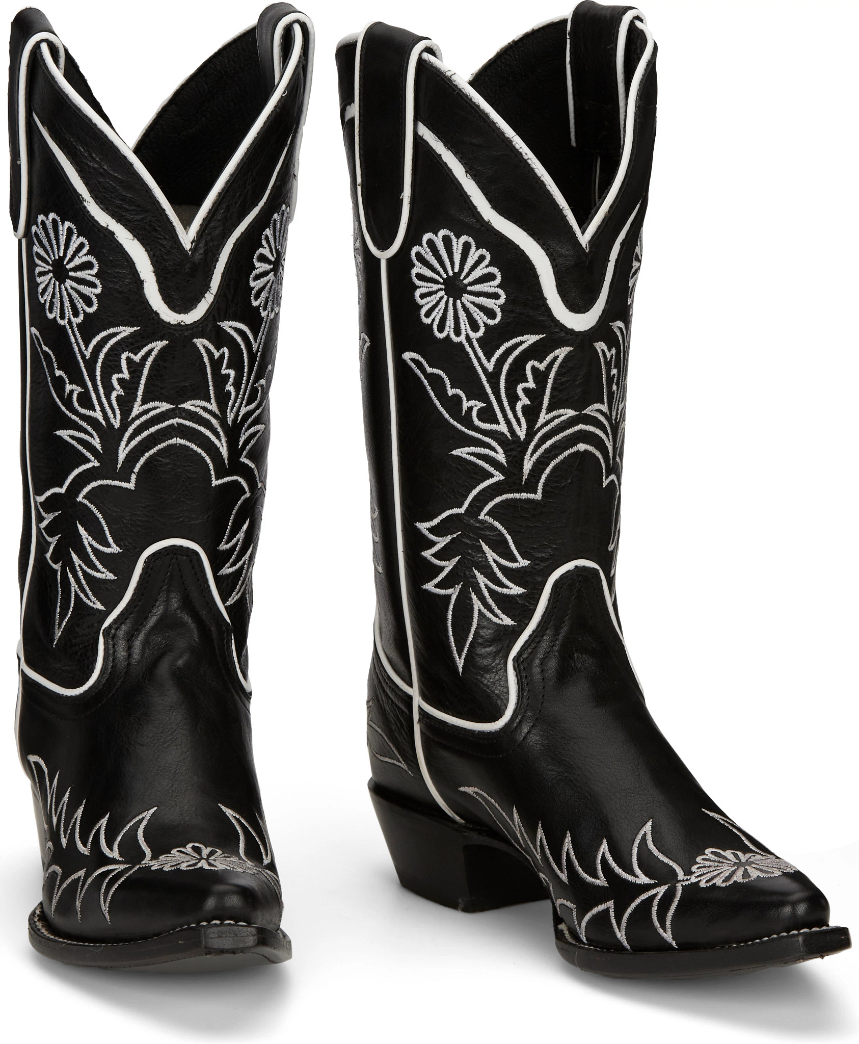 Womens black justin boots sale