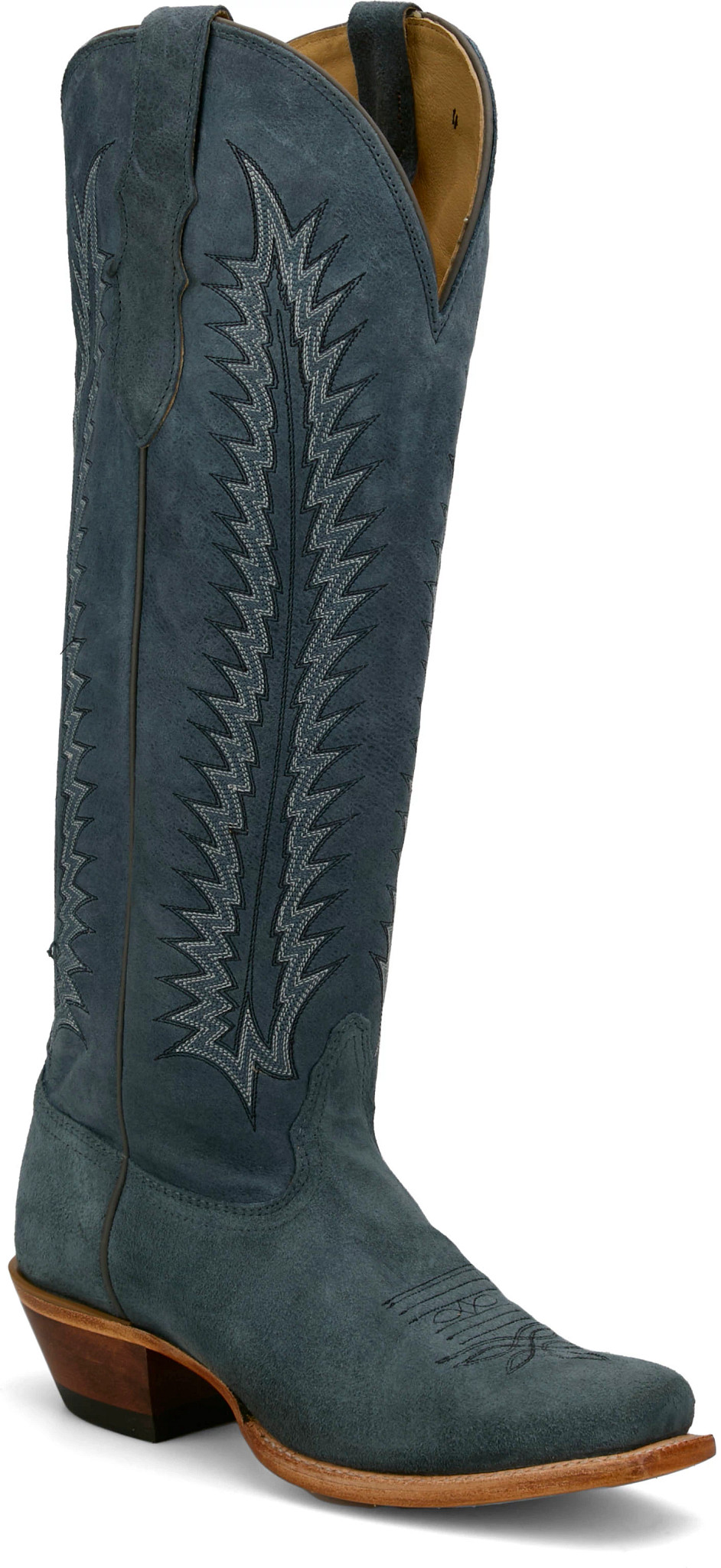 Geneva 17" Goat Roughout shown in Blue (Blue)