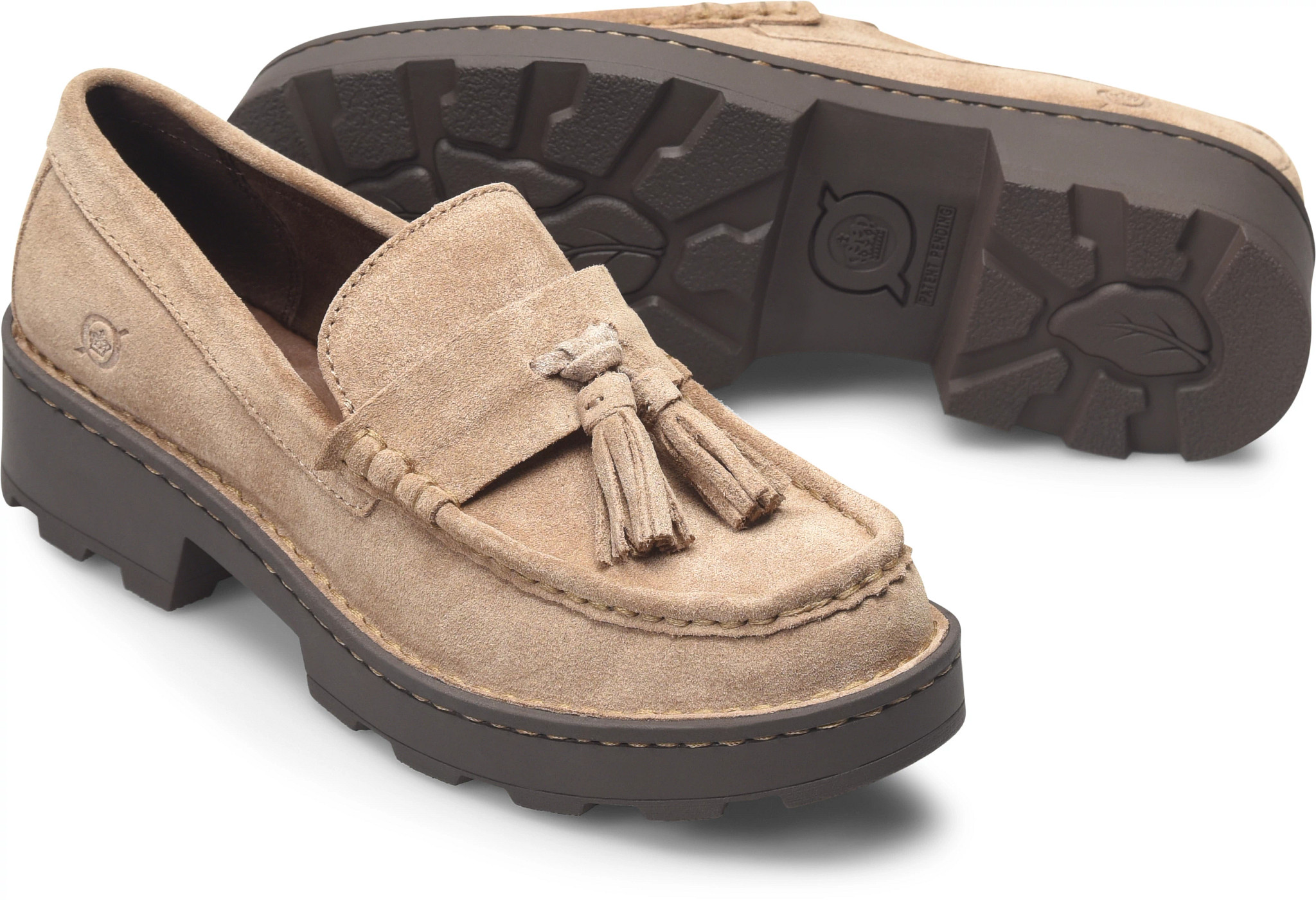 Born Capri Loafer in Taupe Suede 8.5