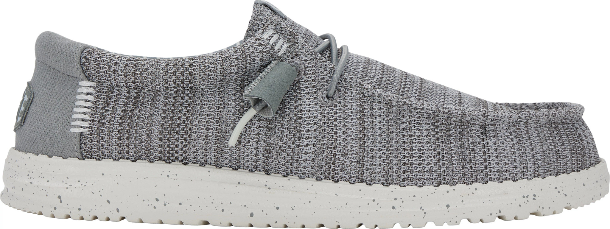 Men's Hey Dude Wally Stretch Sox shown in Grey (Grey)
