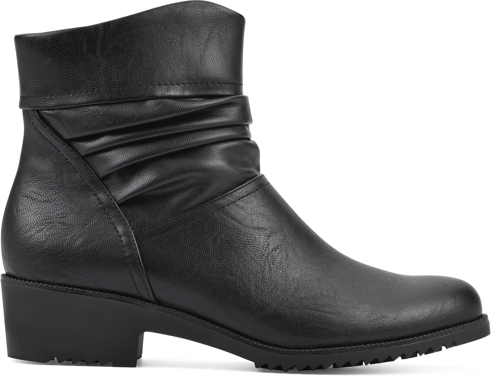 Women's Cliffs By White Mountain Durbon Side Zip Boot shown in Black (Black)