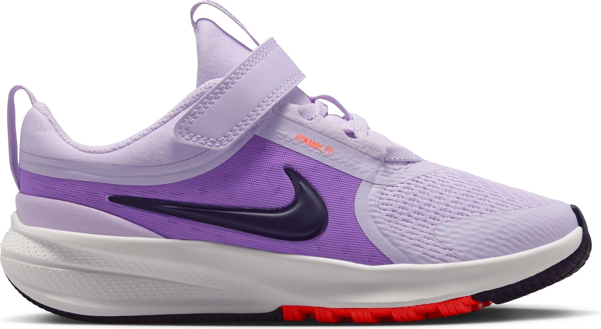 Girl's Nike Star Runner 5 shown in Violet Mist/Purple Dynas (Purple)
