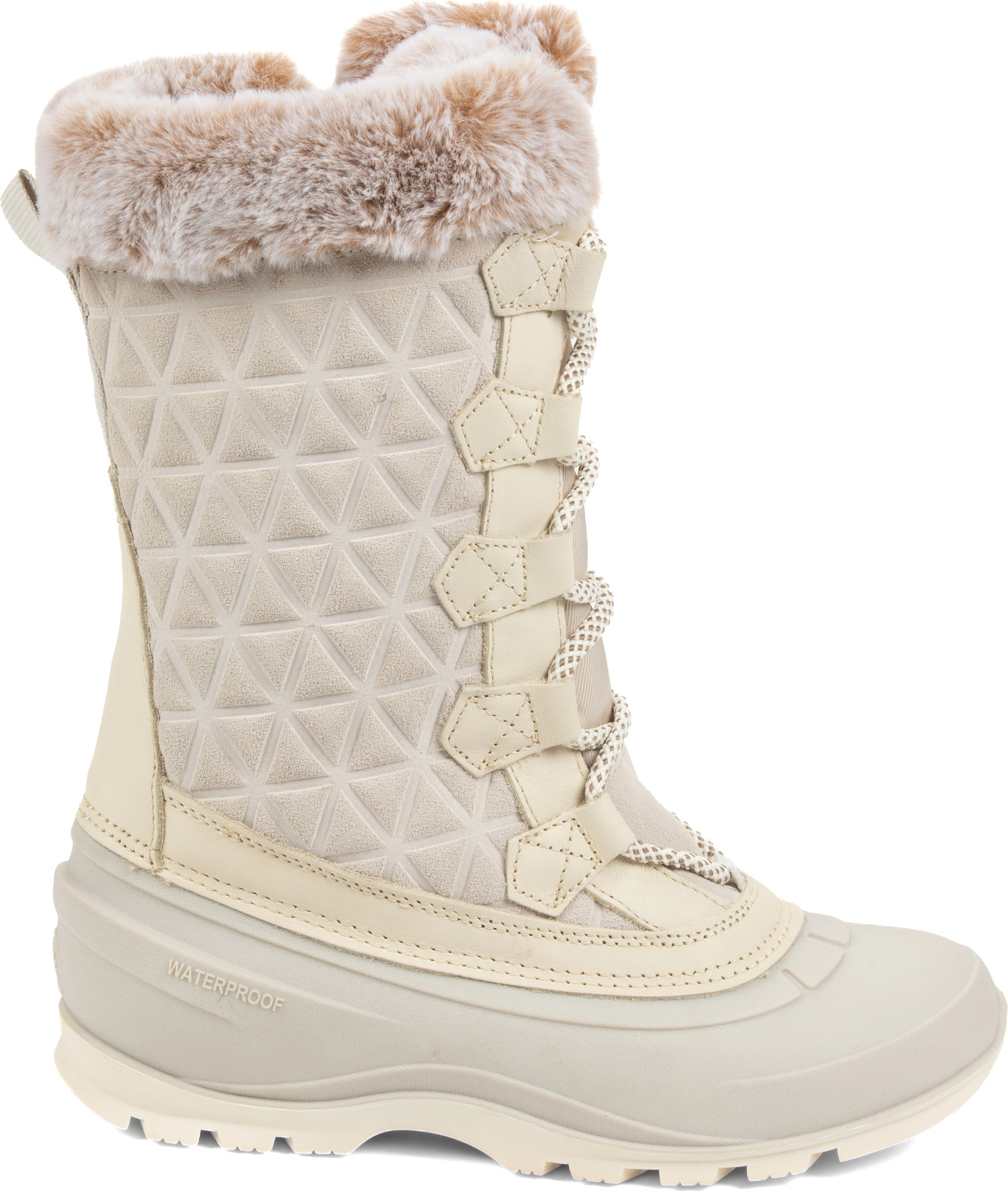 Women's Kamik Snovalley 6 Waterproof Boot shown in Off White (Off White)