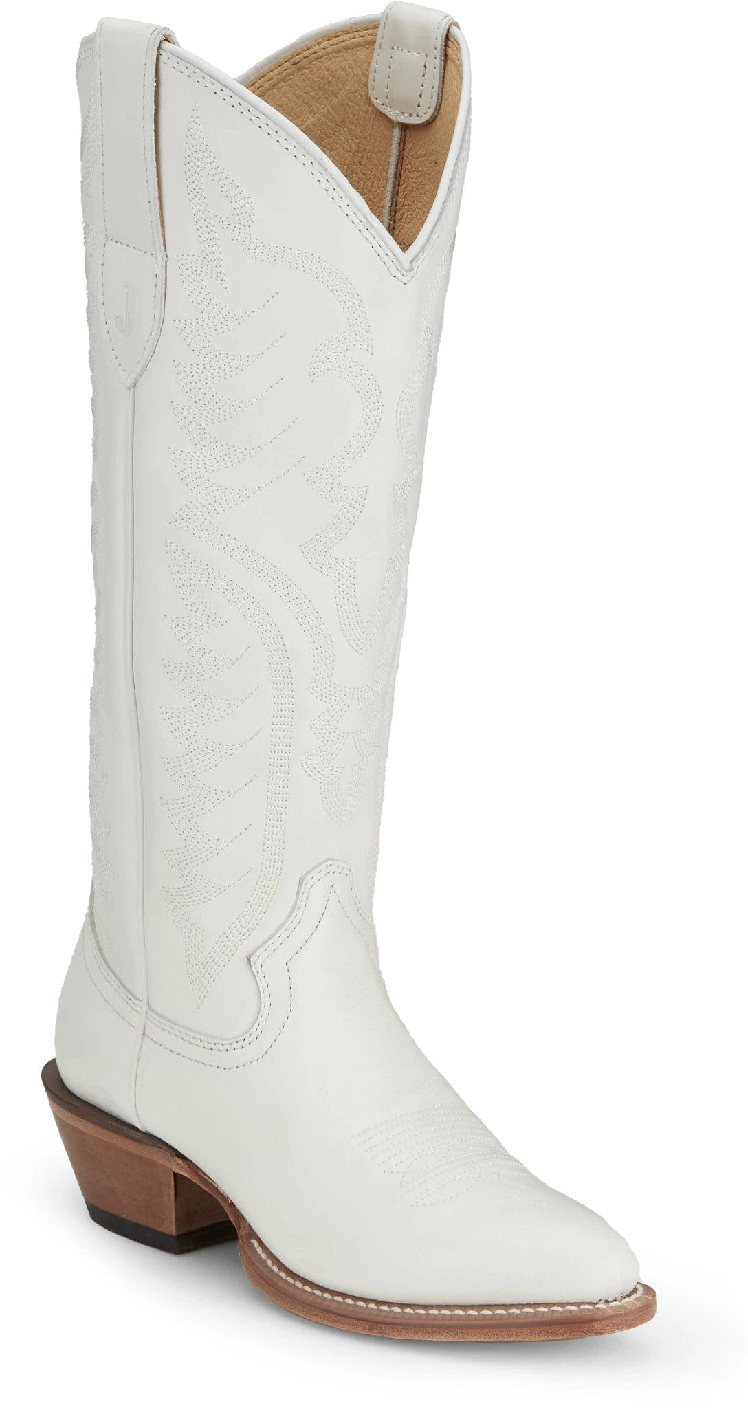 Evelyn 15" Western  shown in Snow (White)