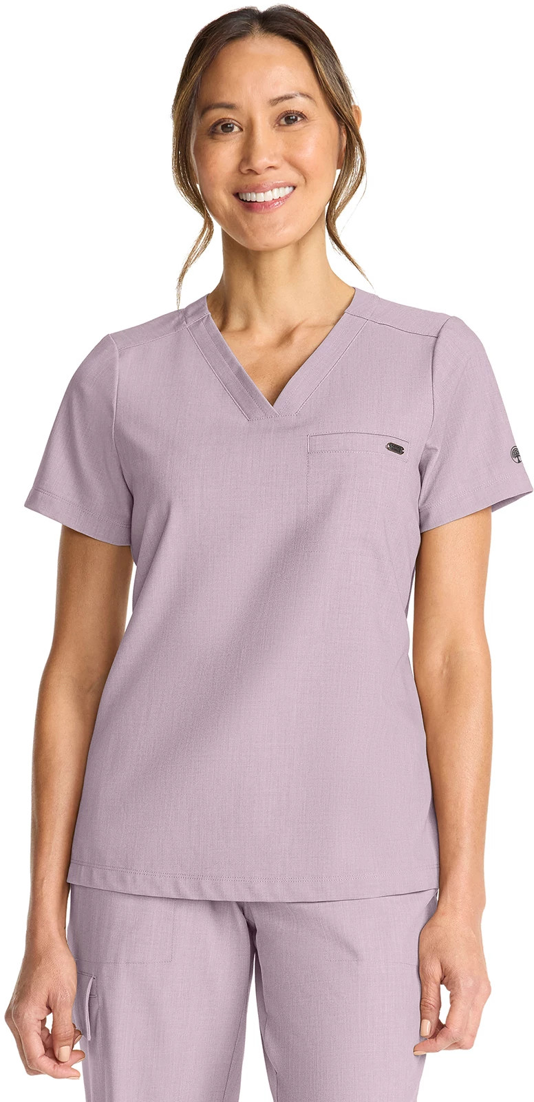 Women's Healing Hands Quest Billie Tuck In Top shown in Pink Pearl (Pink)