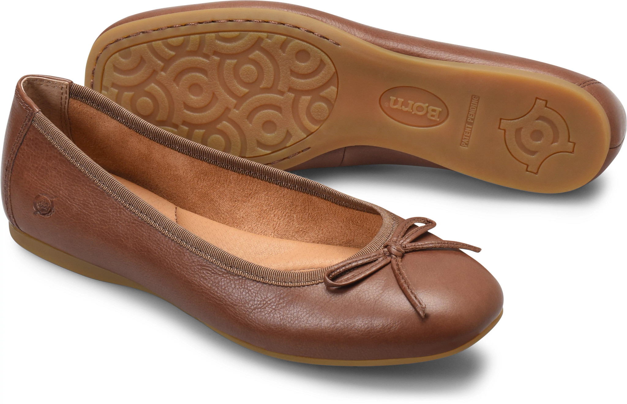 Schoenen damesschoenen Instappers Loafers Born ladies leather flats size 8.5 