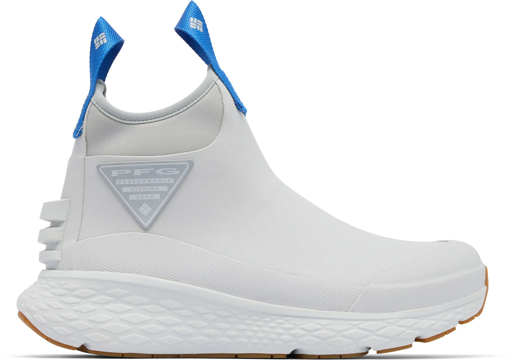Women's Columbia Waterproof Pfg Pro Sport shown in Grey Ice/Vivid Blue (Grey)
