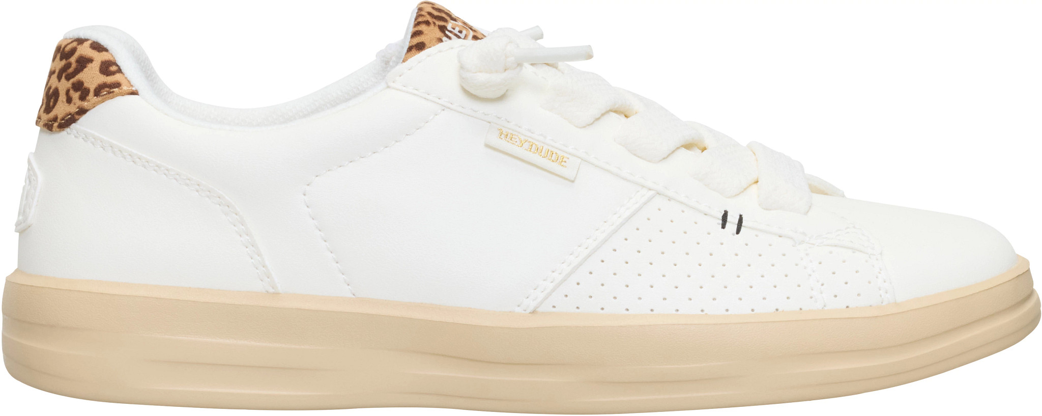 Women's Hey Dude Karina Duo Classic shown in White (White)