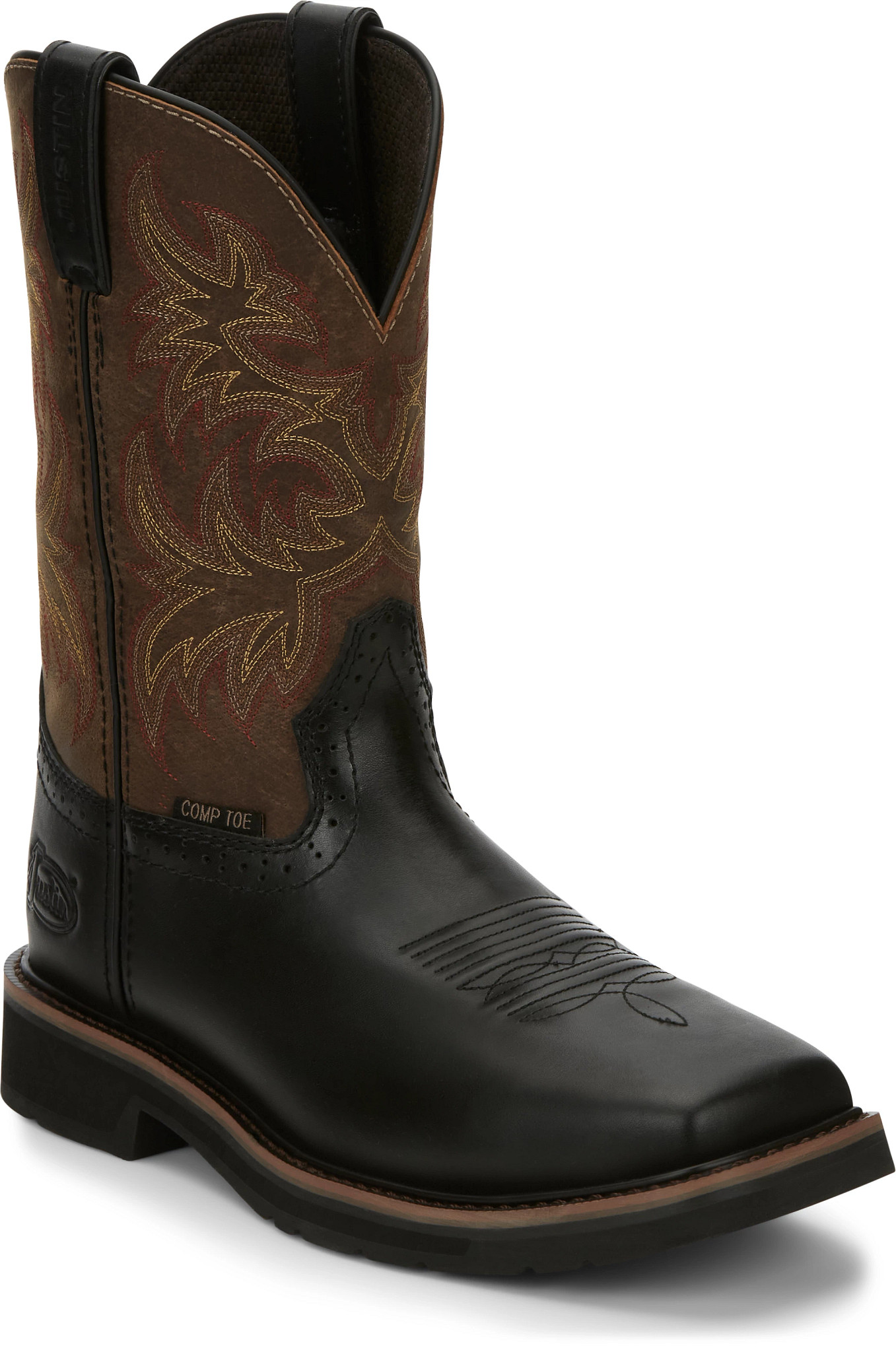 Driller 11 Comp Toe Justin Boots