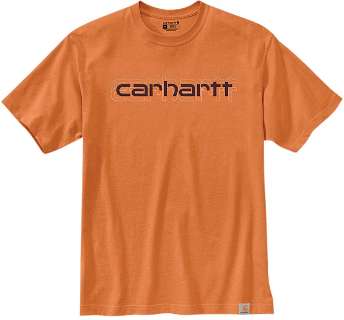Carhartt short sleeve logo T-shirt, men's XL size cotton black type Vintage Second Hand main image 0