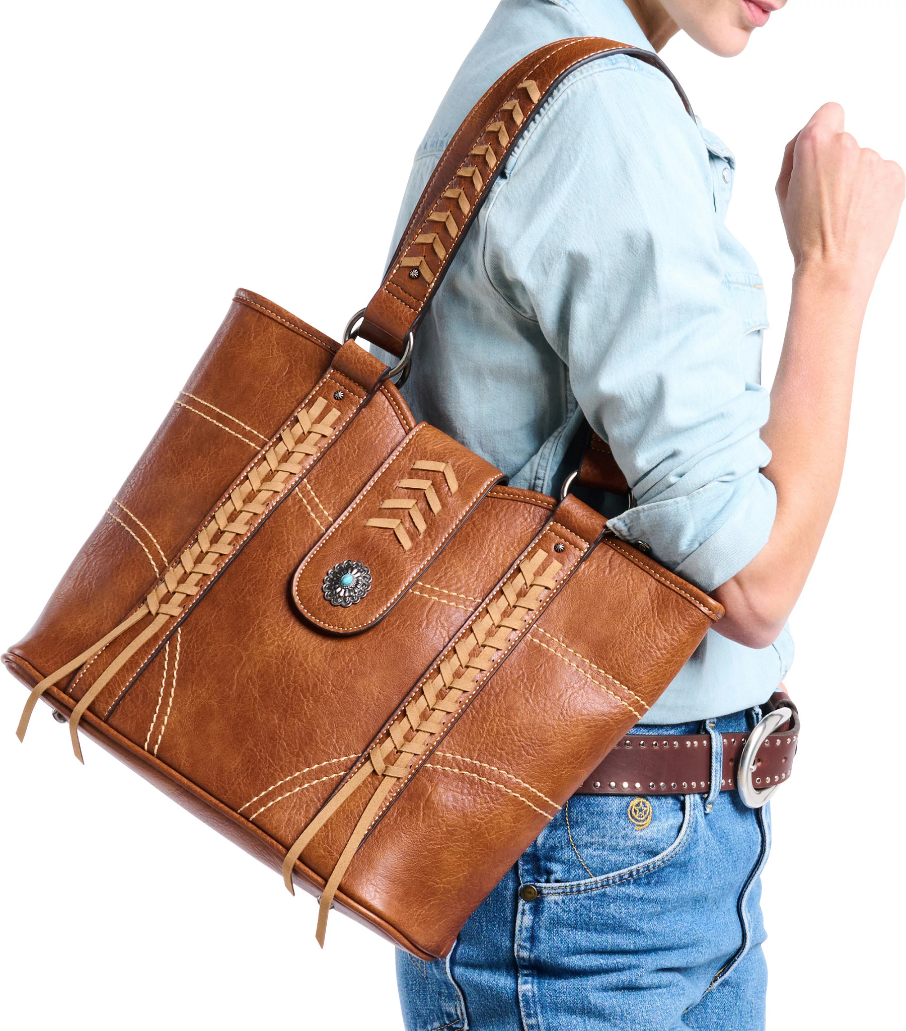 Whip Stitch Tote Bag | Justin Boots