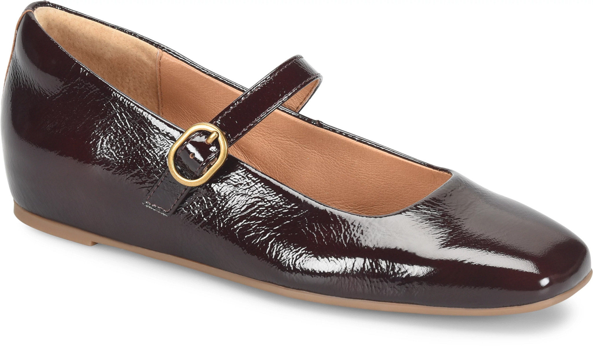 (取寄) ソフト レディース パルマ Sofft women Palma Cognac Patent Palma | Sofft Shoe