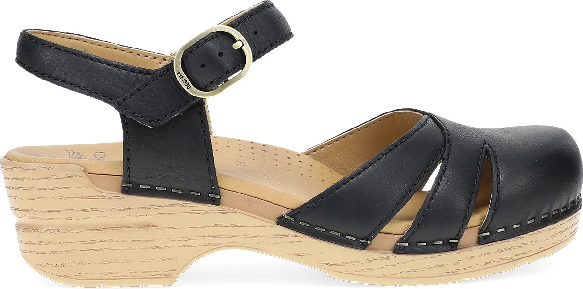 Women's Dansko Margreta shown in Black (Black)