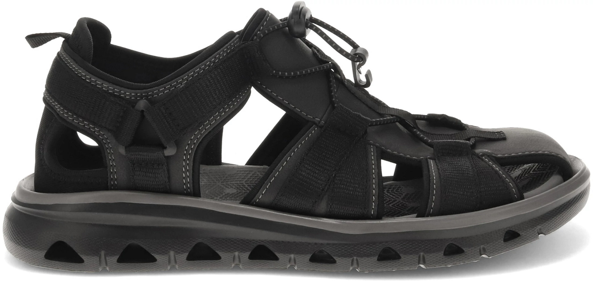 Men's Dockers Lionel River Sandal shown in Black (Black)