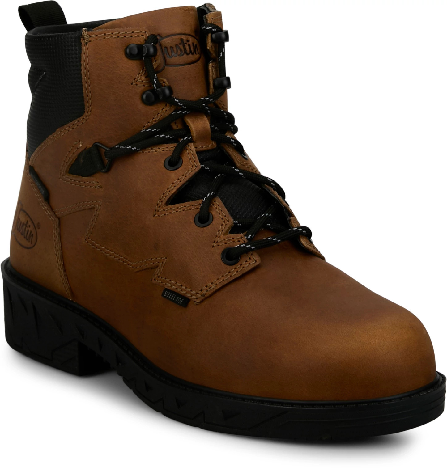 Gritland 6" Waterproof Steel Toe shown in Brown (Brown)