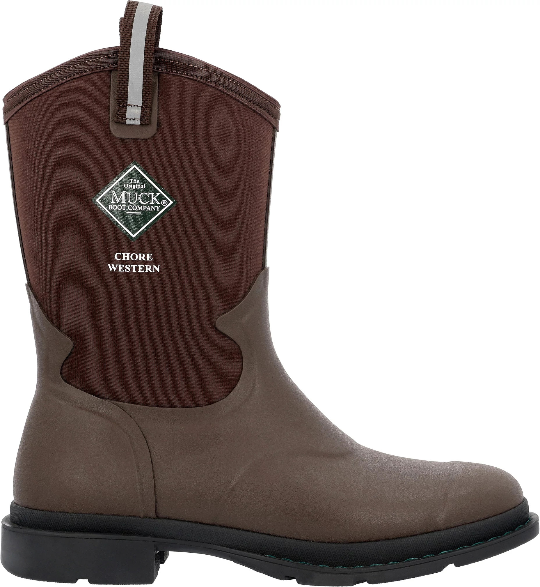 Men's Muck Chore Western Waterproof Neoprene shown in Brown (Brown)