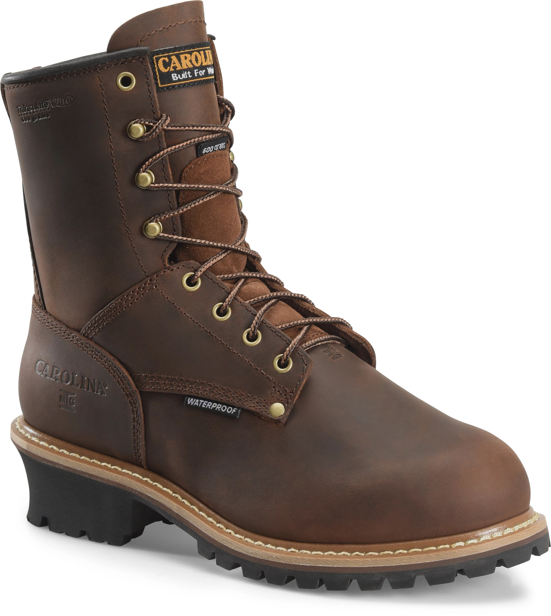 Mens steel 2024 cap work boots