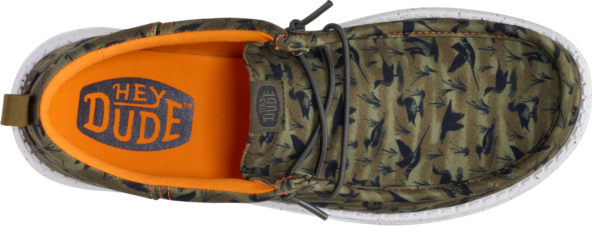 Men's Hey Dude Wally Funk Duck Print Super Shoes