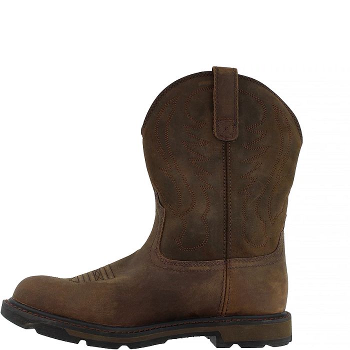 Men's Ariat 10 Inch Slip Resistant Eh Groundbreaker Wellington