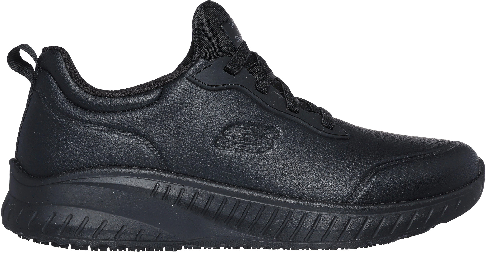 Women's Skechers Work Squad Chaos Rodey shown in Black (Black)